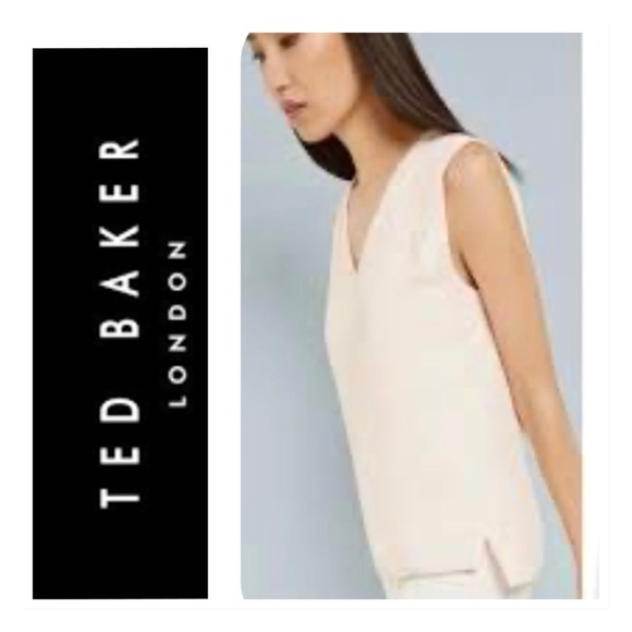 Ted Baker Paysy High Neck Long Back Panel Top - Picture 1 of 3